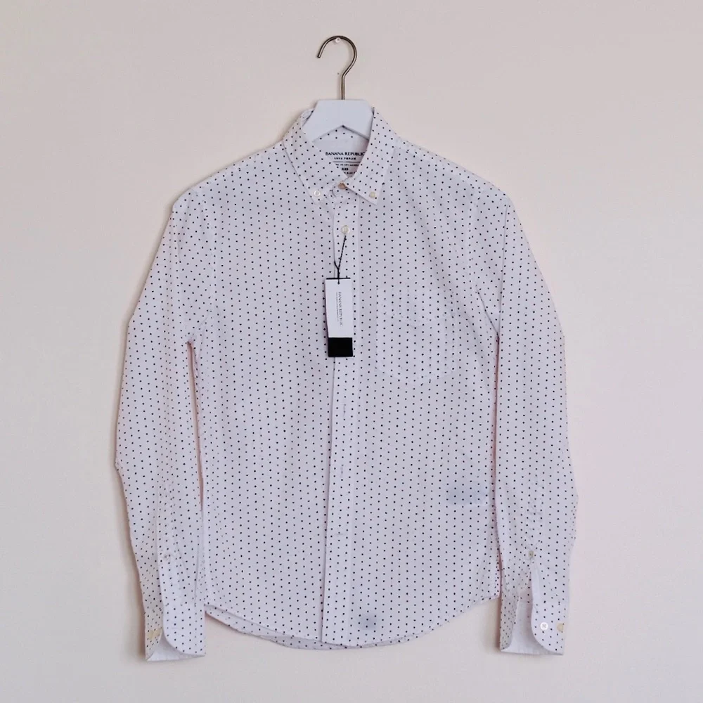 Banana Republic Luxe Poplin Shirt (Size XXS)